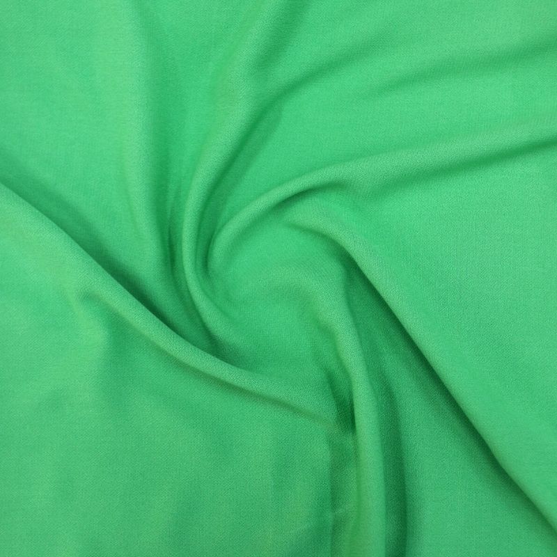 CREPE RAYON NICE VERDE OXIGÊNIO 100% VISCOSE