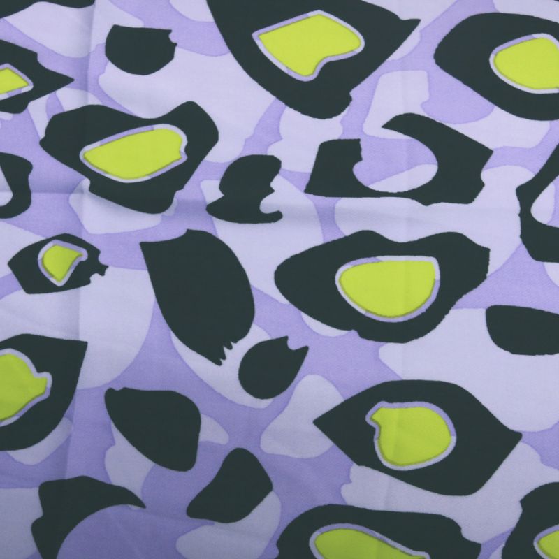 MILAN E. ANIMAL POP NEON DIGITAL LAVANDER/LEMON V01 100%POLIESTER