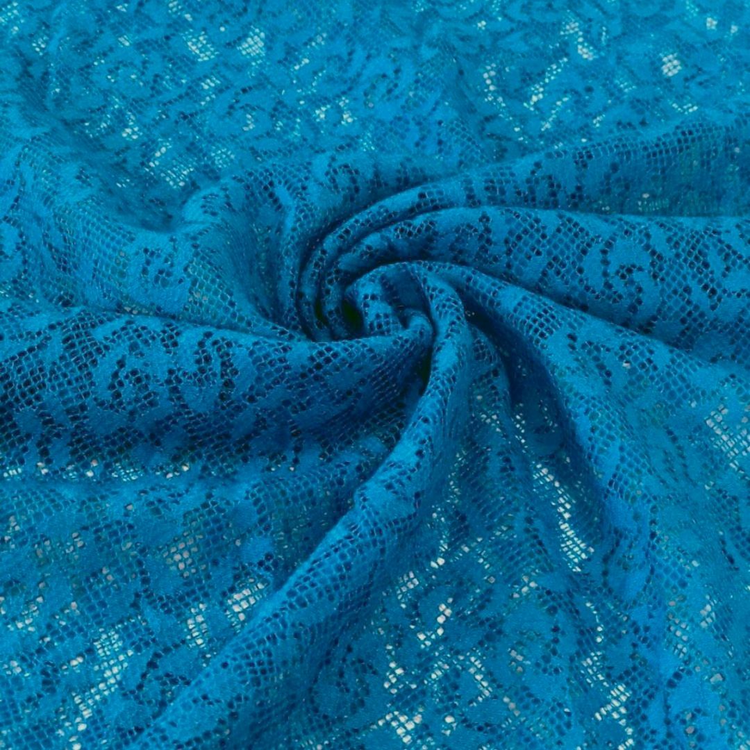 RENDA MINI BOUQUET AZUL ESPERANÇA 62%ALGODAO 38%POLIAMIDA "DELICADO AO MANUSEIO"