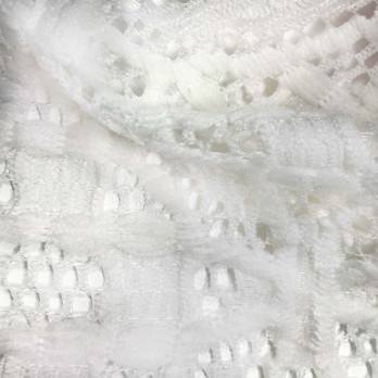 RENDA LOTUS OFF WHITE 92%POLIAMIDA 8%ELASTANO "DELICADO AO MANUSEIO"
