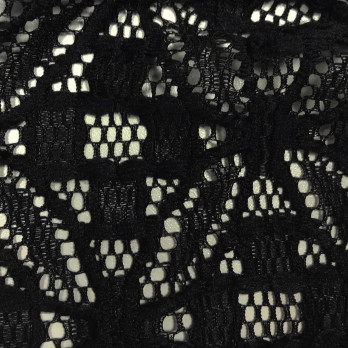 RENDA LOTUS BLACK 92%POLIAMIDA 8%ELASTANO "DELICADO AO MANUSEIO"