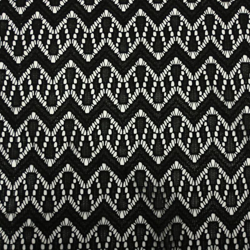 RENDA ELIS BLACK 100% POLIESTER