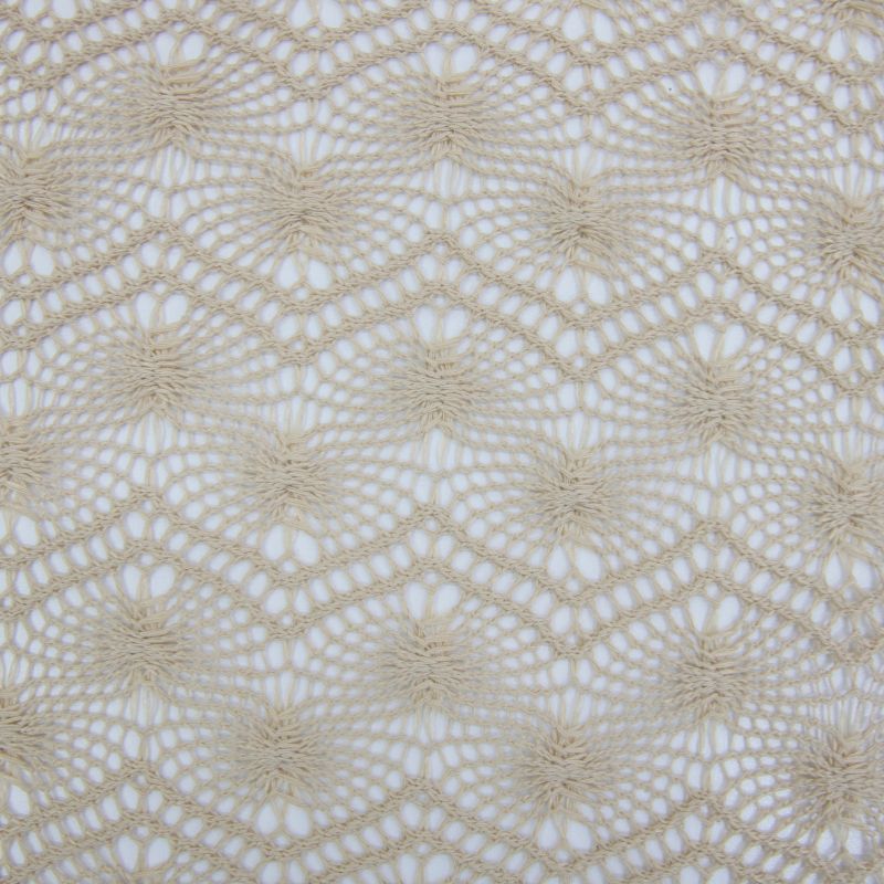RENDA CROCHET JUAZEIRO CHAMPAGNE 100%POLIESTER