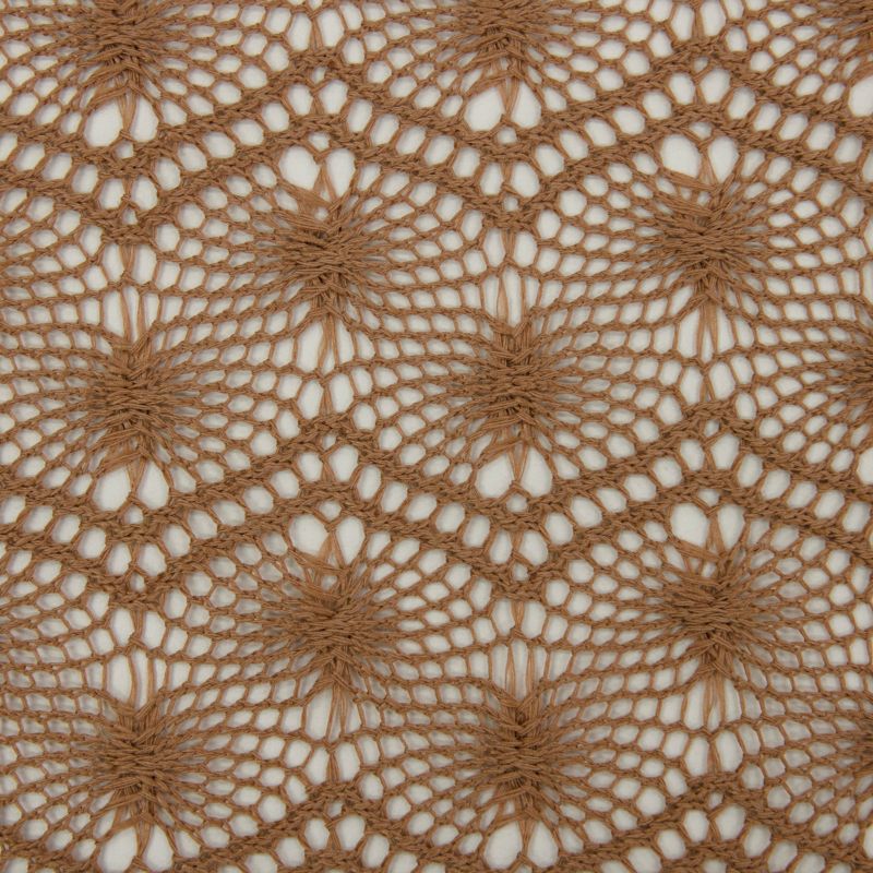 RENDA CROCHET JUAZEIRO MOCHA MOUSSE 100%POLIESTER