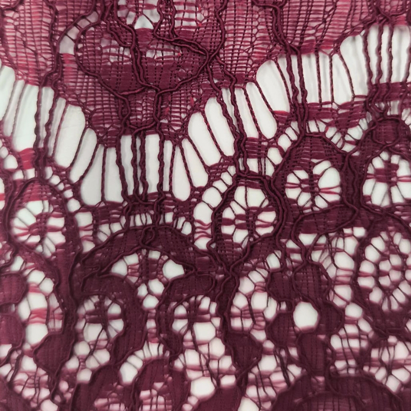 RENDA ORNAMENTAL CORDONÊ JARDIN WINE 100%POLIESTER DELICADO