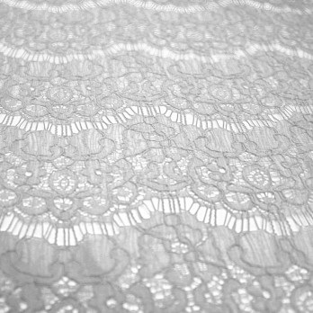 RENDA ORNAMENTAL CORDONÊ JARDIN WHITE 100%POLIESTER DELICADO