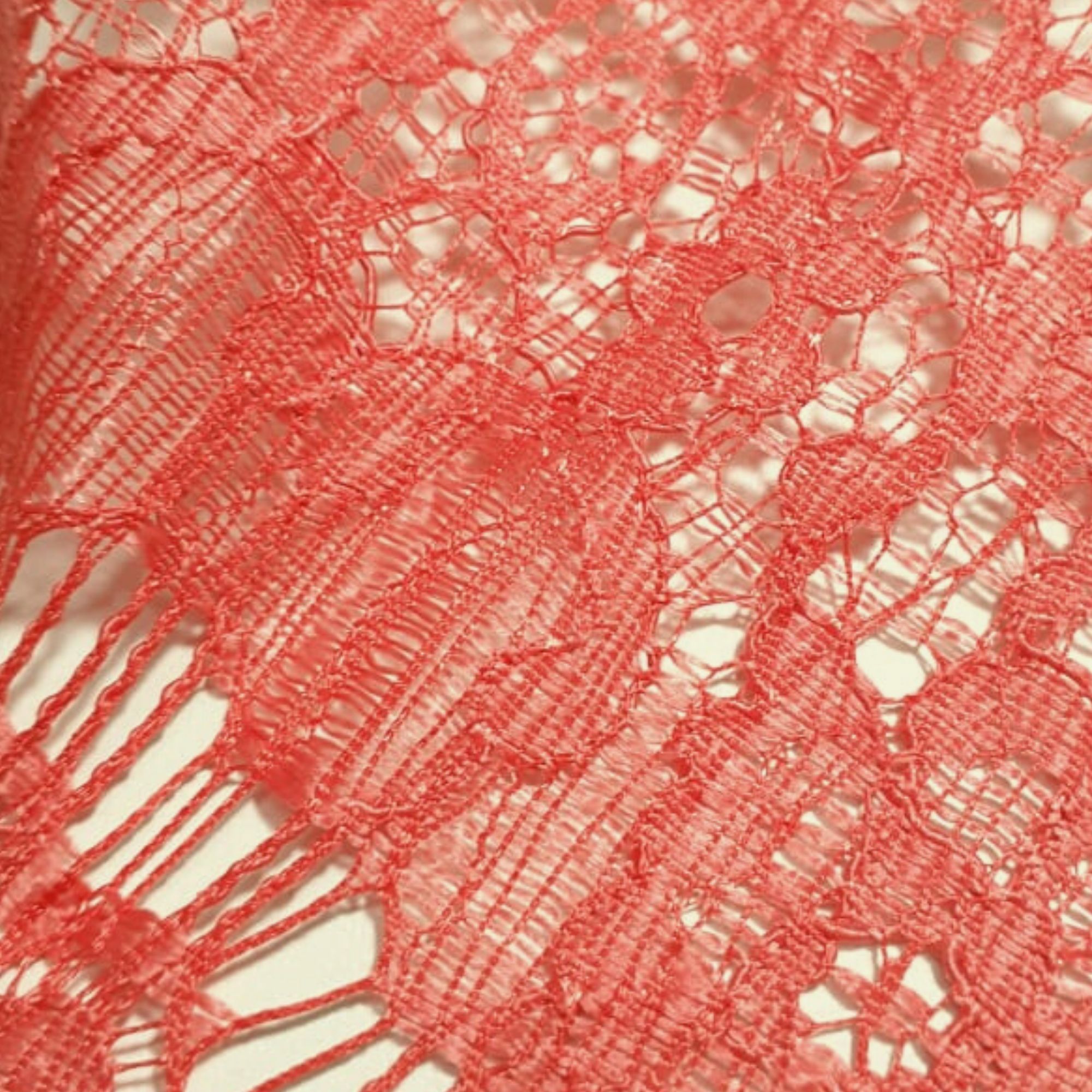 RENDA ORNAMENTAL CORDONÊ JARDIN CORALLO 100%POLIESTER DELICADO