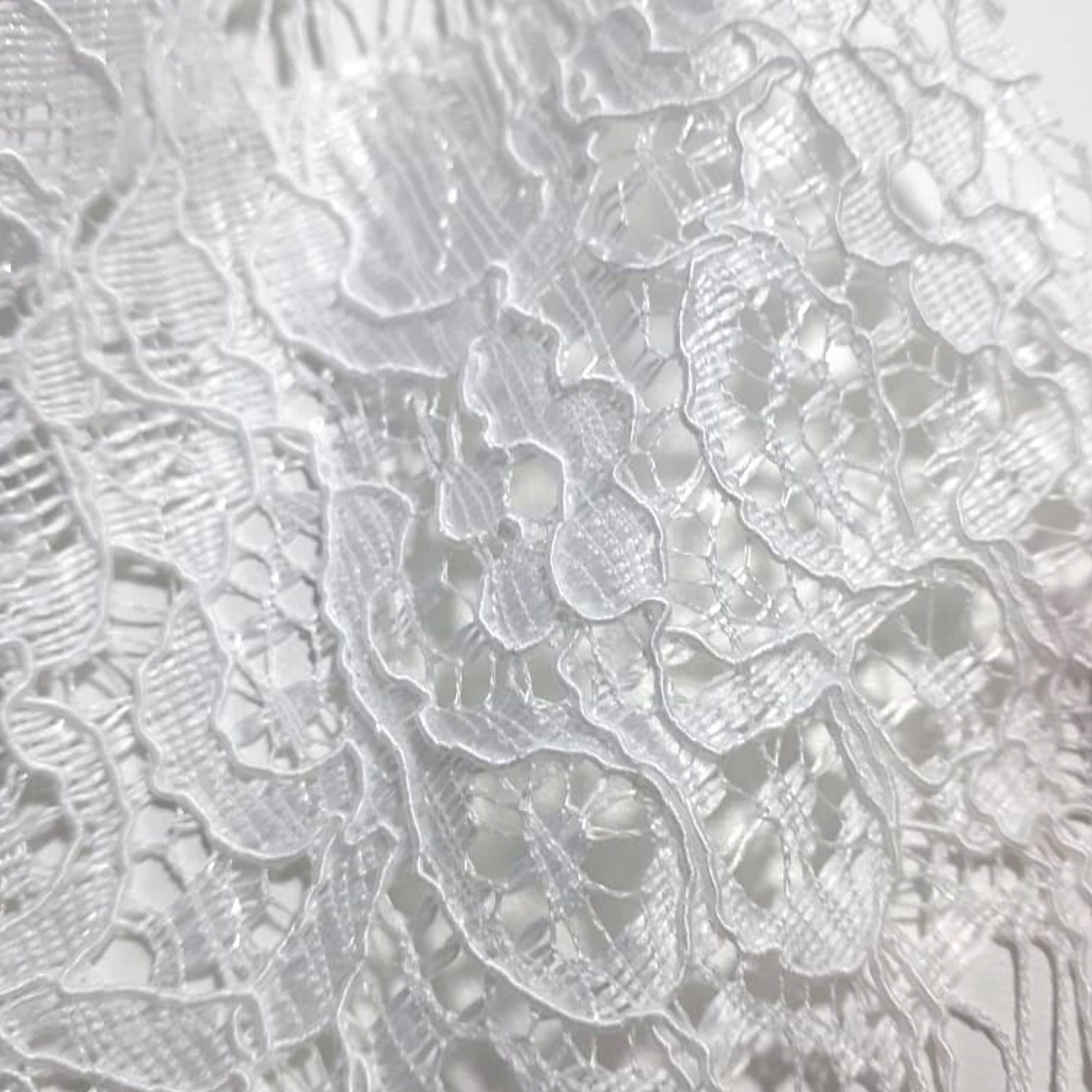 RENDA ORNAMENTAL CORDONÊ JARDIN OFF WHITE 100%POLIESTER DELICADO