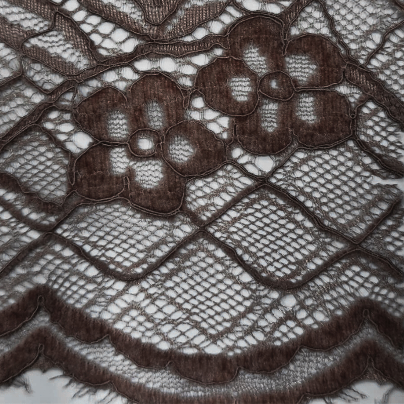 RENDA CHENILLE FLORA