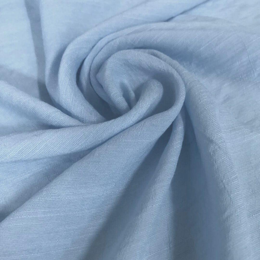 CAPRI AZUL LIQUIDO 64% VISCOSE 36% POLIESTER