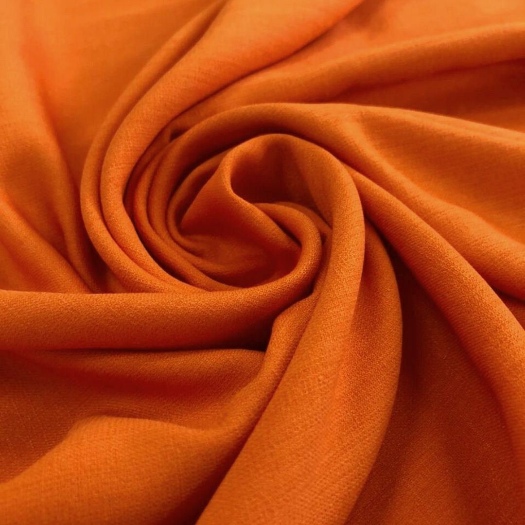 VISCO LINHO FLAME ORANGE 55%VISCOSE 45%POLIES