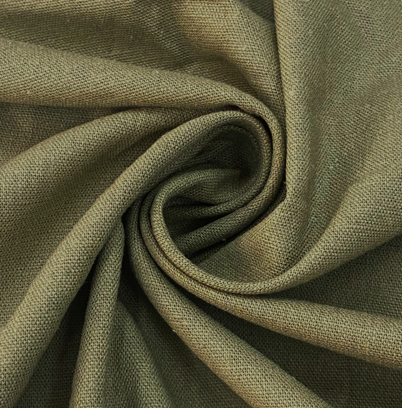 LINHO RAYON CLASSIC EC MARTINE OLIVE 72% VISCOSE 26% LINHO 2% ELASTANO