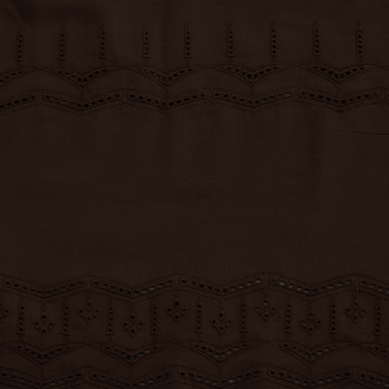 VISCO LINHO BORD. MARIANA CAFE/CAFE 55%POLIESTER 45%VISCOSE