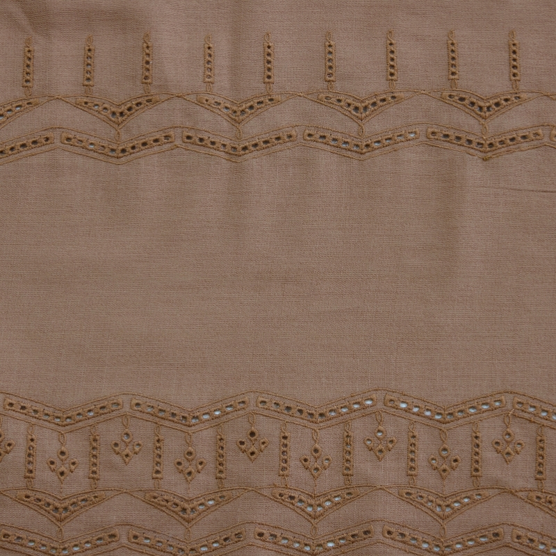 VISCO LINHO BORD. FATIH CANELA/CANELA 55%POLIESTER 45%VISCOSE DELICADO