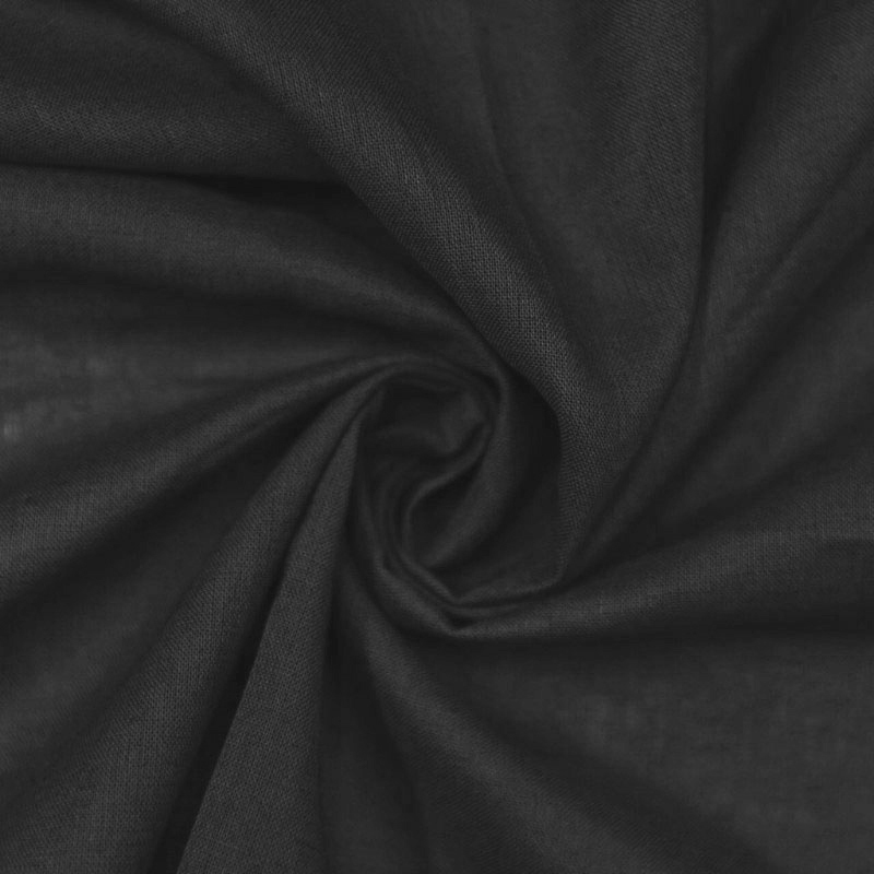 LINEN GAIA BLACK  55%RAMIE 45%VISCOSE