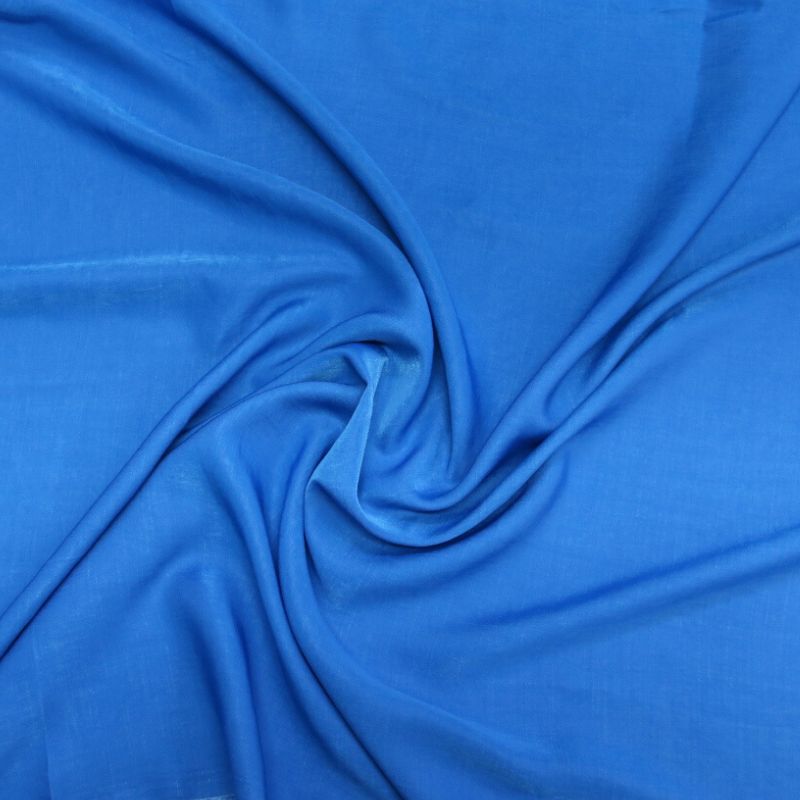 LAGUNA AZUL ROYAL 50%VISCOSE 50%POLIESTER "DELICADO AO MANUSEIO"