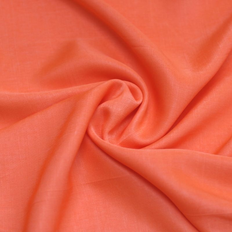 LAGUNA TANGERINA 50%VISCOSE 50%POLIESTER "DELICADO AO MANUSEIO"