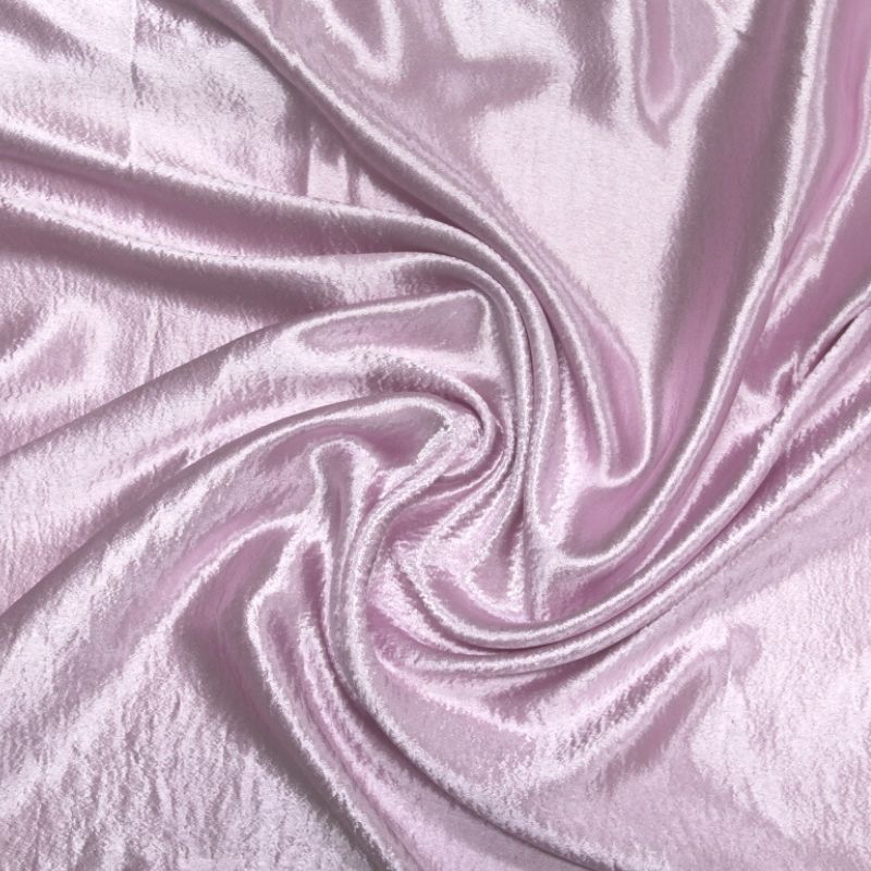 SATIN GLOSS MARFIM ROSA TECH 100%POLIESTER "DELICADO AO MANUSEIO"