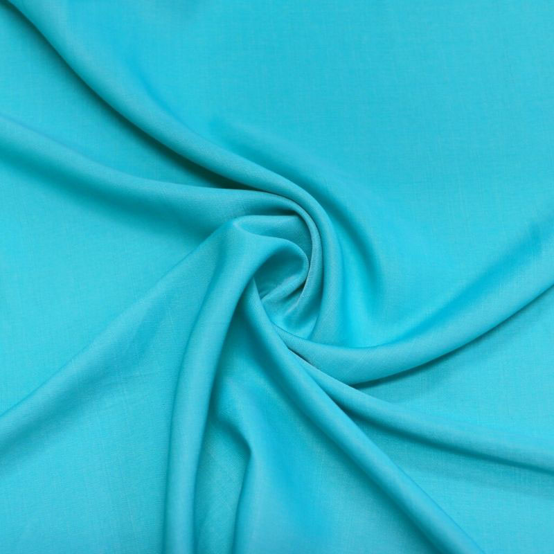 SILKY SATIN LUNA AQUAMARINE 50%VISCOSE 50%POLIESTER DELICADO