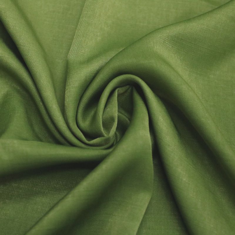 SILKY SATIN LUNA PESTO 50%VISCOSE 50%POLIESTER DELICADO