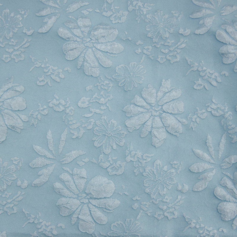 DEVORÊ FLOWER TOUCH BABY BLUE 100%POLIESTER
