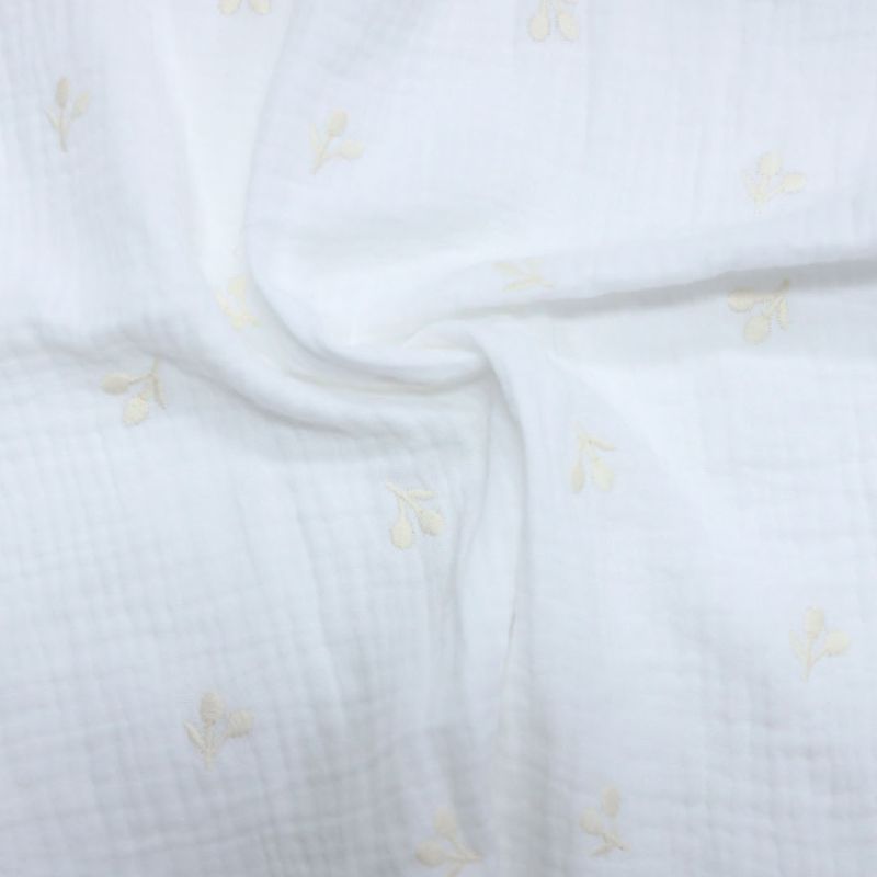 COTTON DOUBLE BORDADO CEREJA