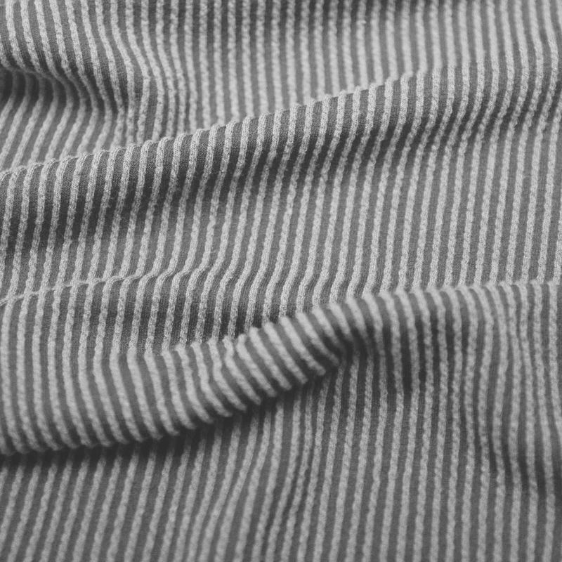 MALHA TEXTURIZADA LINES LIGTH GRAY 75%POLIESTER 20%VISCOSE 5%ELASTANO