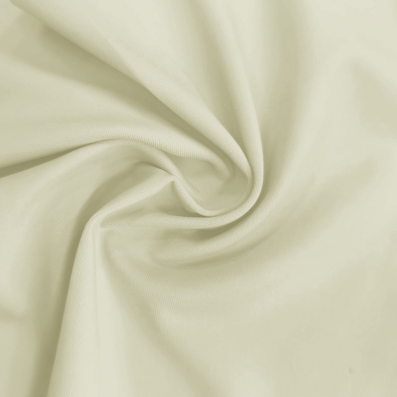 MALHA JERSEY CREMA 96% POLIESTER 4% ELASTANO