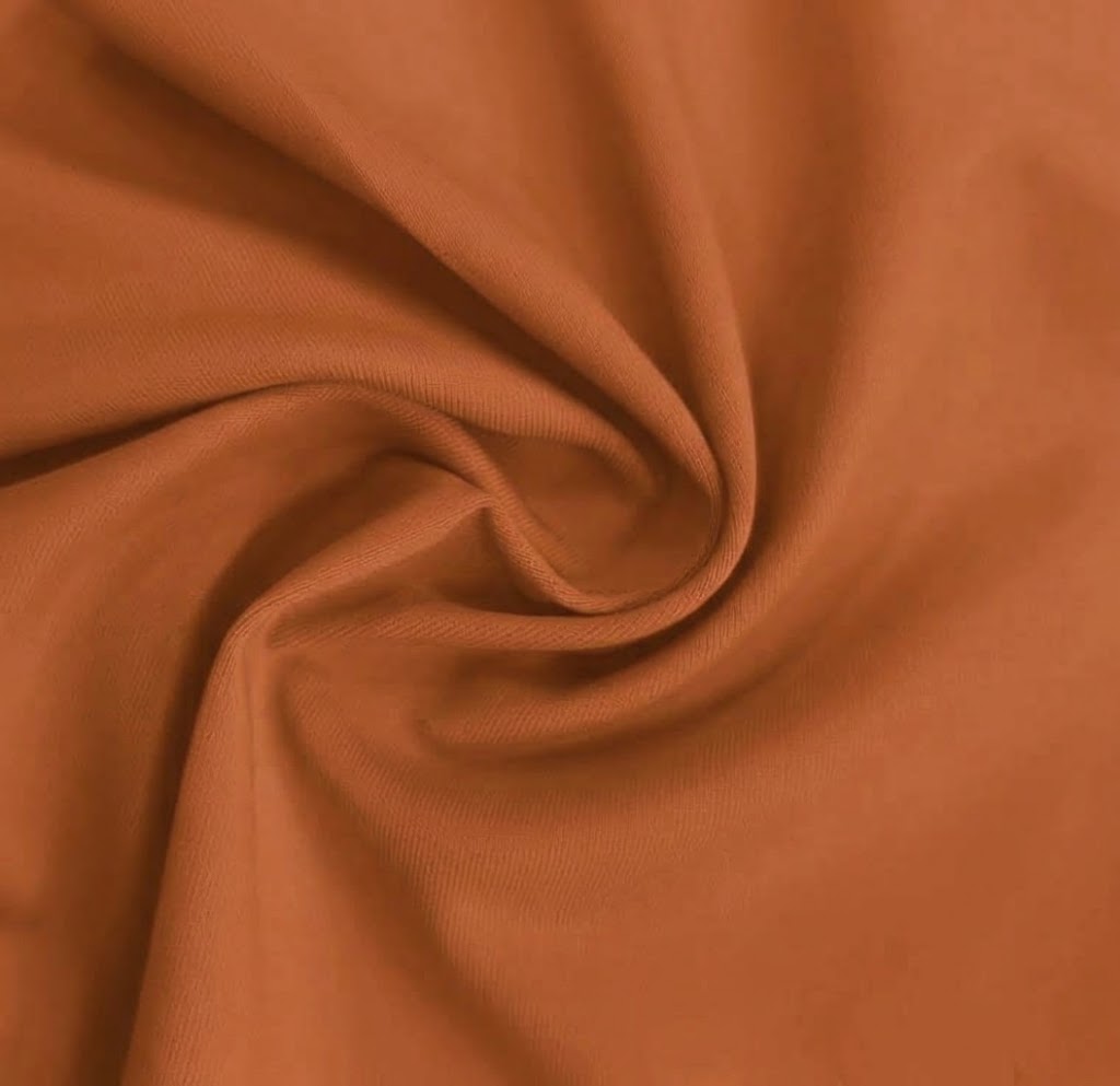 MALHA JERSEY PÊSSEGO BRONZE 96% POLIESTER 4% ELASTANO