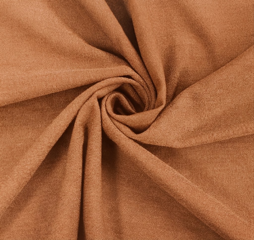 MALHA ALFAIATARIA OSLO PÊSSEGO BRONZE 62%POLIAMIDA 33%VISCOSE 5%ELASTANO