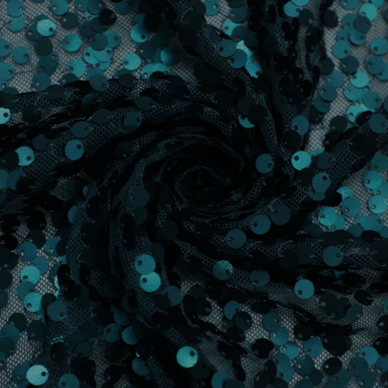 PAETE LUMINA TEAL 60%POLIESTER 40%POLIAMIDA DELICADO