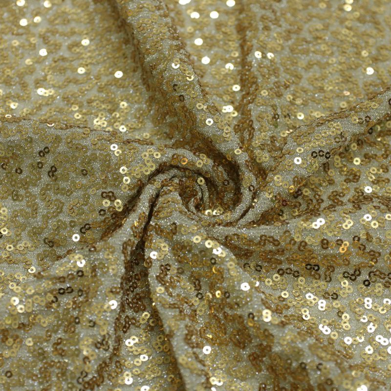 PAETE IBIZA GOLD/GOLD 100%POLIESTER "DELICADO AO MANUSEIO"