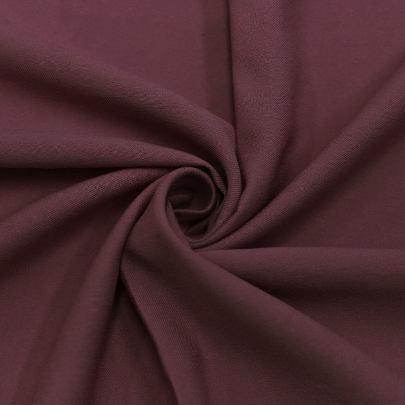 TWILL RAYON FLAT ICE MERLOT 92%VISCOSE 8%POLIESTER DELICADO