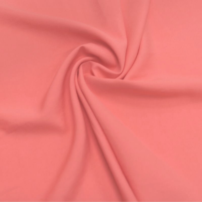 TWILL RAYON FLAT ICE PORCELAN CORAL 92%VISCOSE 8%POLIEST