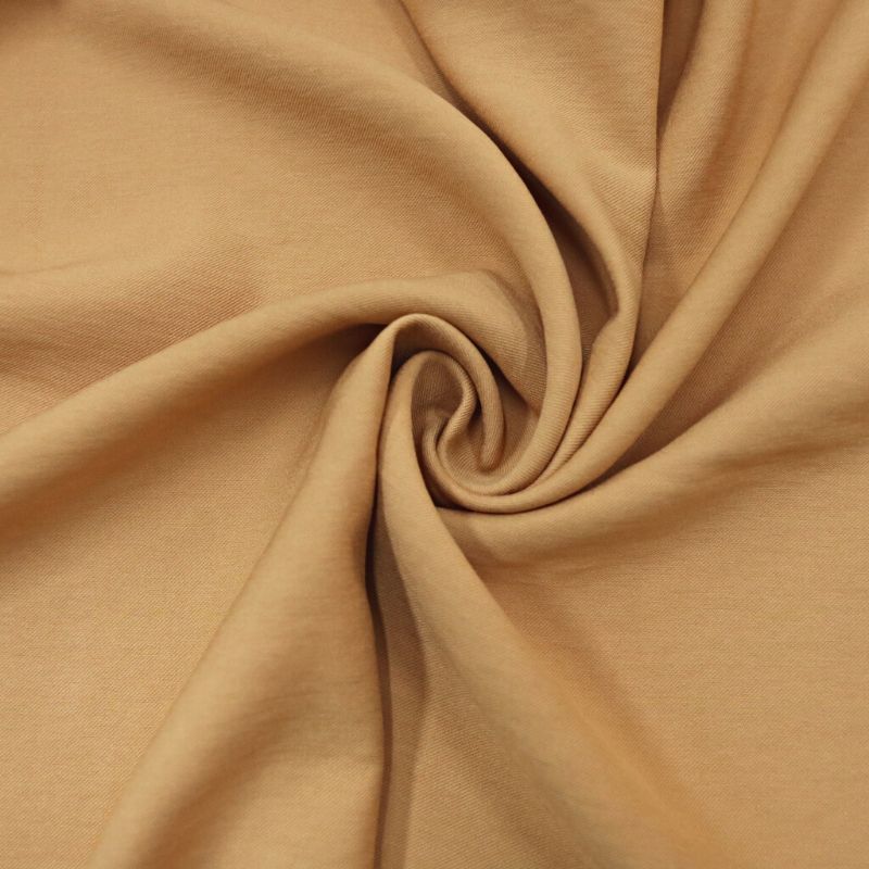 TWILL RAYON FLAT ICE LATTE 92%VISCOSE 8%POLIESTER