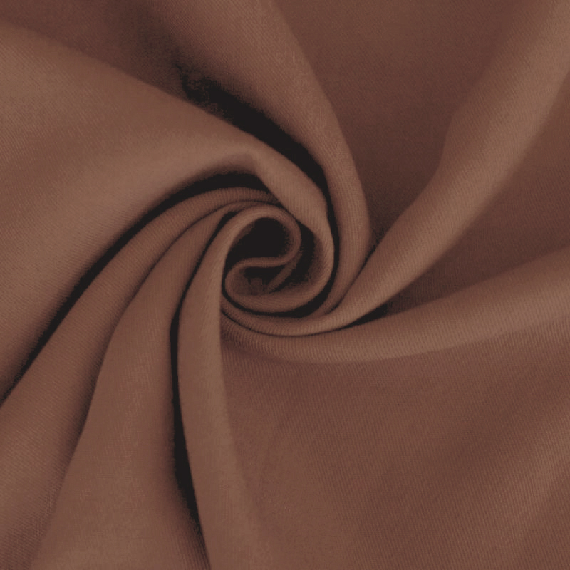 TWILL RAYON FLAT ICE BELGA BROWN 92%VISCOSE 8%POLIESTER