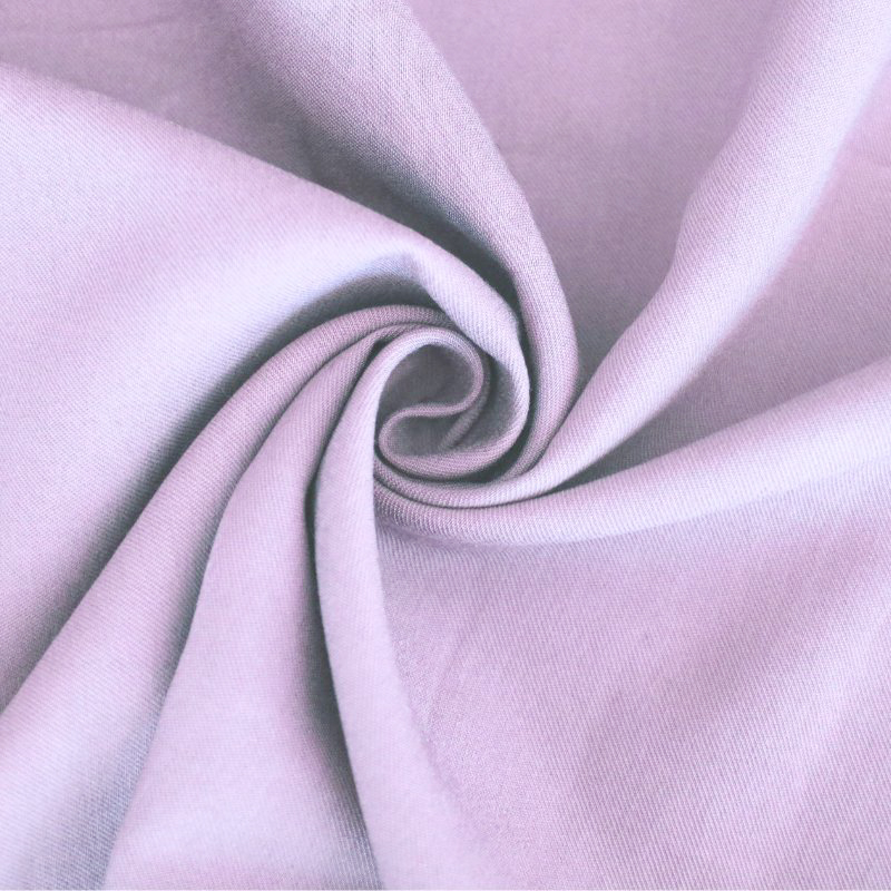 TWILL RAYON FLAT ICE LILAC 92%VISCOSE 8%POLIESTER DELICADO