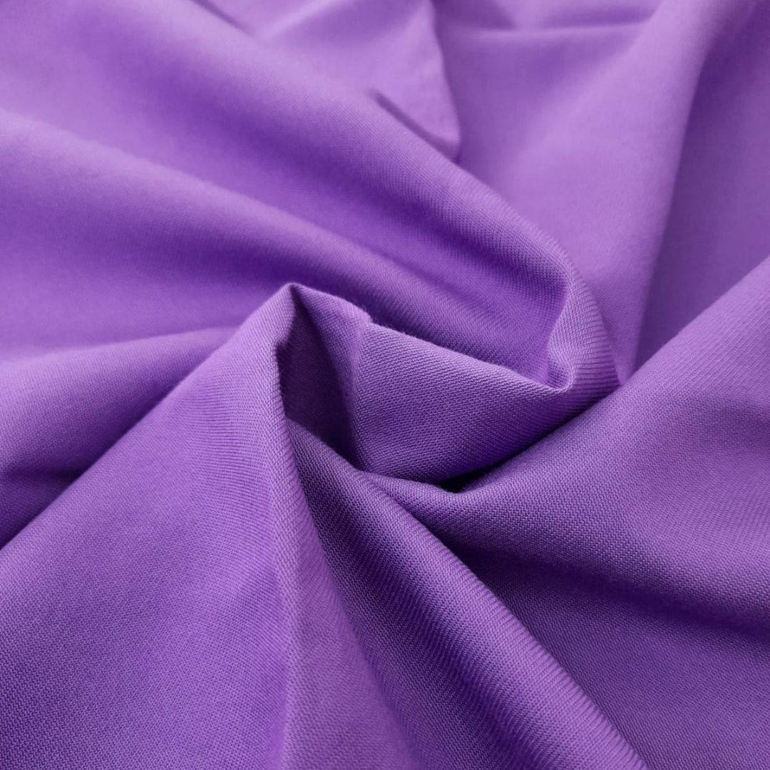 TWILL RAYON FLAT ICE HIPER VIOLET 92%VISCOSE 8%POLIESTER DELICADO