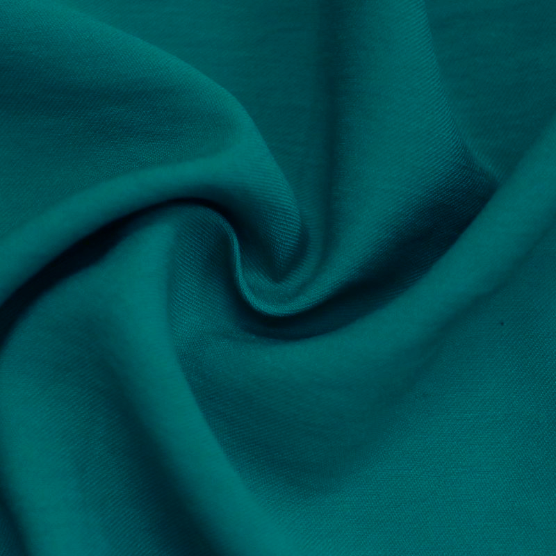 TWILL RAYON FLAT ICE TEAL 92%VISCOSE 8%POLIESTER