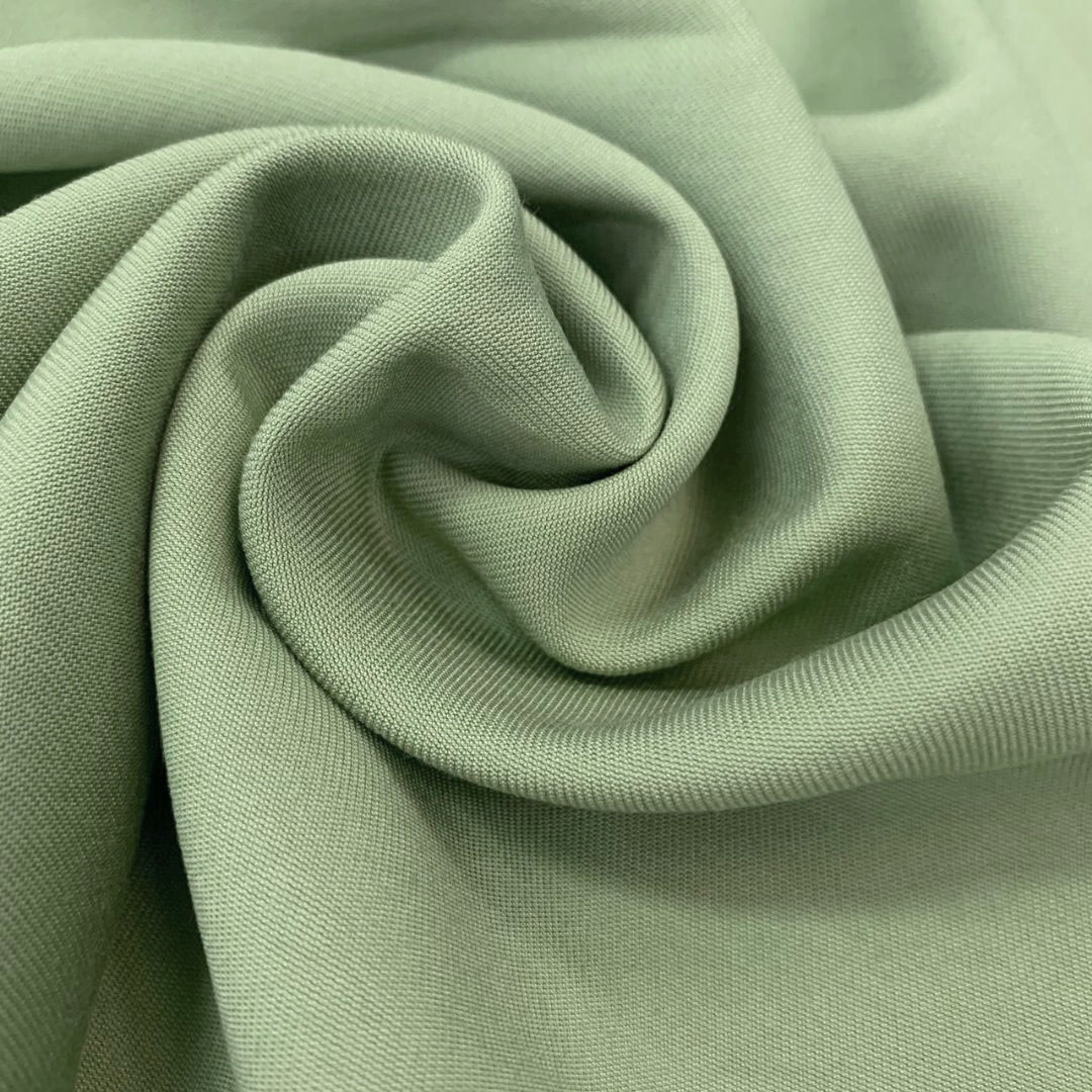 TWILL RAYON FLAT ICE ALOE GREEN 92%VISCOSE 8%POLIESTER DELICADO