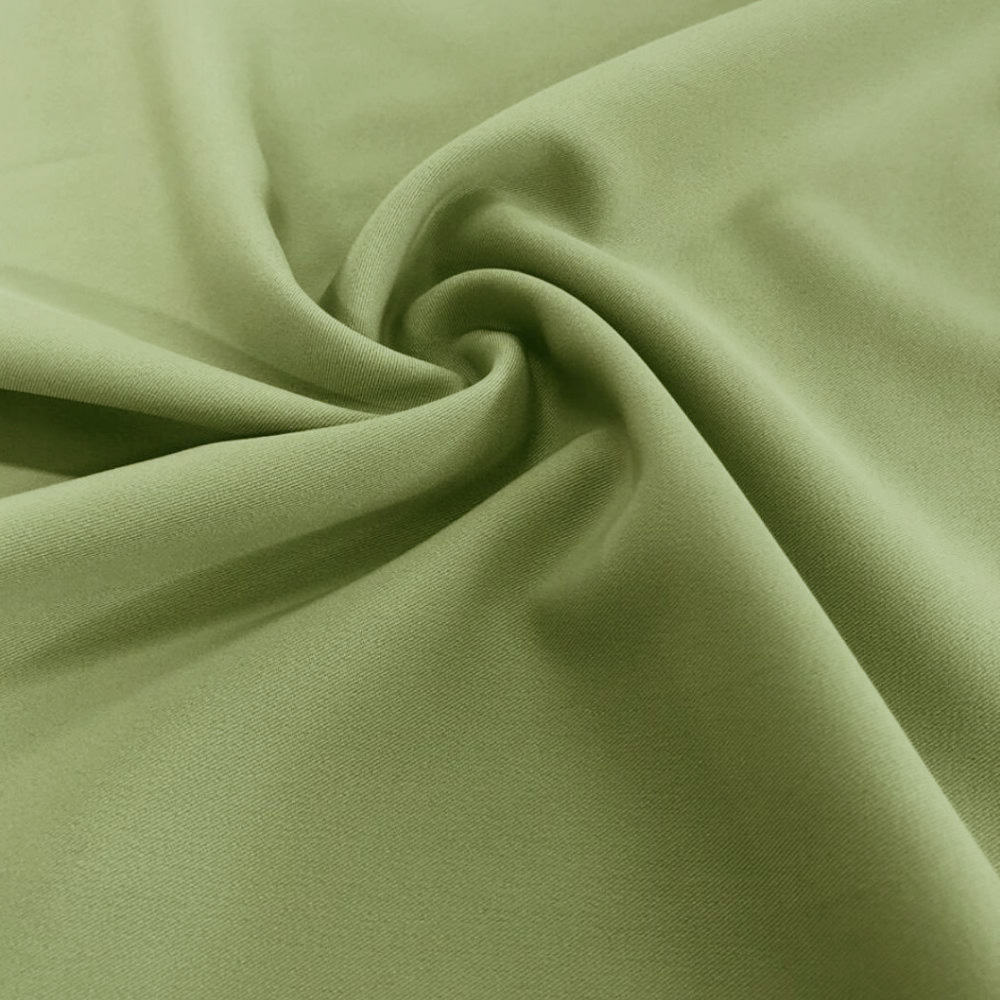 TWILL RAYON FLAT ICE GREEN TEA 92%VISCOSE 8%POLIESTER