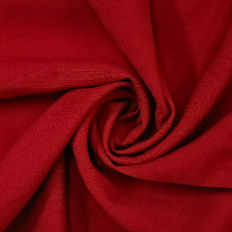TWILL RAYON FLAT ICE CRIMSON 92%VISCOSE 8%POLIESTER DELICADO