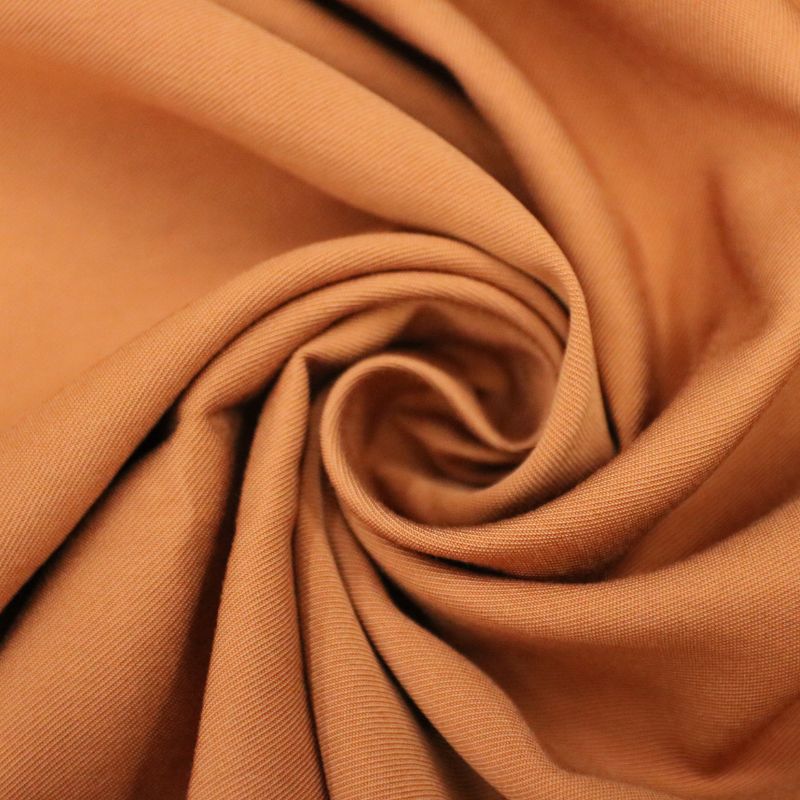 TWILL RAYON FLAT ICE 21 HEAVY BROWNIE 92%VISCOSE 8%POLIESTER DELICADO
