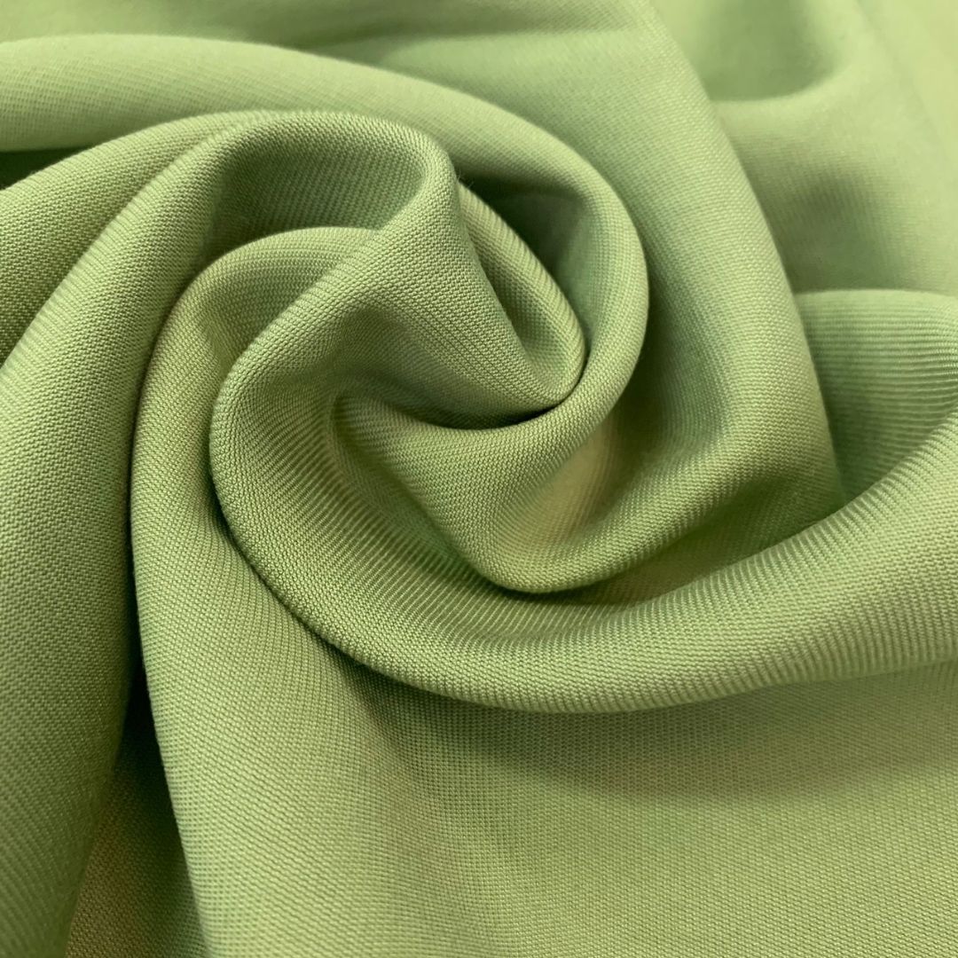 TWILL RAYON FLAT ICE 21 HEAVY PISTACHE 92%VISCOSE 8%POLIESTER DELICADO