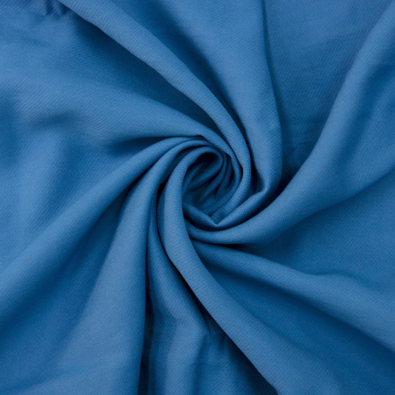 TWILL RAYON ESTOCOLMO AZUL HORTÊNCIA 91%VISCOSE 9%POLIESTER