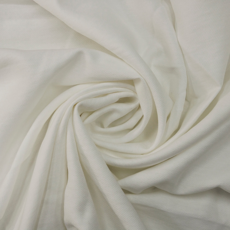 TWILL RAYON ESTOCOLMO OFF WHITE 91%VISCOSE 9%POLIESTER 