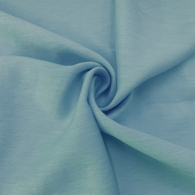 LINEN TWILL BRUXELAS SOLAR BLUE 86%VISCOSE 9%POLIÉSTER 5% LINHO