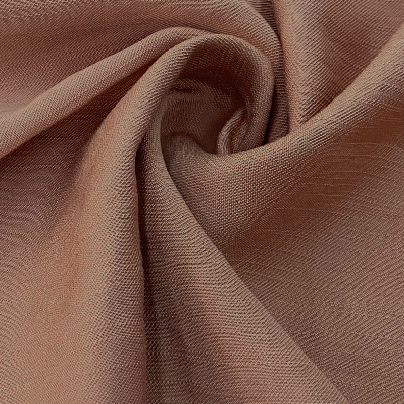 LINEN TWILL BRUXELAS MOCHA MOUSSE 86%VISCOSE 9%POLIÉSTER 5% LINHO