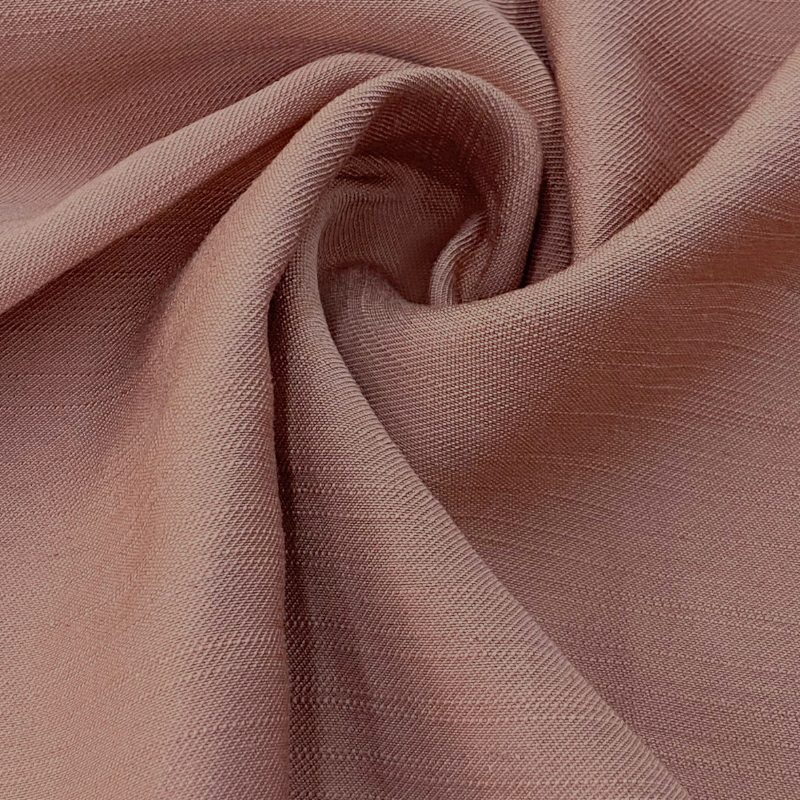 LINEN TWILL BRUXELAS SOFT ROSE 86%VISCOSE 9%POLIÉSTER 5% LINHO