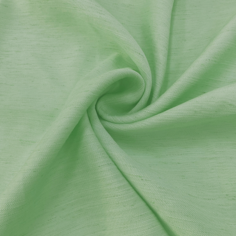 LINEN TWILL BRUXELAS VERDE SPA 86%VISCOSE 9%POLIÉSTER 5% LINHO